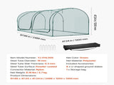 Crop 2.48 x 1.2 x 1.2 m Plant Protection Tent with Zippered Door, Wind-Resistant Tall Crop V952-ZZBHZ1PCS984ZQZ2F001V0