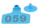 001100 Number Plastic Tag Livestock Animal Ear Tag for Marking Cattle Cows Animal Farm Accessories V1294-YM0901-3111200210611