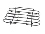 Rib 4 Rows Capacity Compact Portable Iron Material Black Durable Reusable Barbecue Standing Rib V1294-YM0715-3111220163111