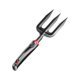 Quenched Steel Garden Hand Fork 3-Tine Weeding & Planting Tool HRC60 Hardened Steel with Fiber V1366-AZ2-W-11752
