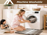 Bathroom Rugs,Ultra Soft Absorbent Bath Mat,Beige Non-Slip TPR Backing Stays in Place, Machine V1107-113-35468-BRN4