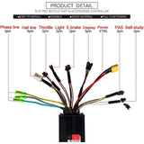 E-Bike Controller Sine Wave Brushless Motor Controller 24V/36V/48V 30A 750W/1000W for Electric Bike V1192-AZ-W-20809