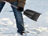 Folding Snow Shovel - Large Capacity Lightweight & Portable - Wide Snow Clearing Range with V1188-ZXY-117-0045