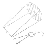 Stainless Steel Plated Chicken Roaster Stand for Oven and BBQ, and Stable Cooking Rack V1366-AZ2-W-20462