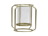 Floating Gold Pillar Candle holder 24cm V637-20629CDL