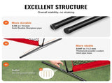 Barricade Backstop Net, 12x9 ft Ball Sports Barrier Netting, Portable Practice Equipment with Carry V952-DQW129YC0000YT8NIV0