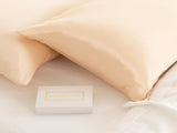 SILK PILLOW CASE TWIN PACK - SIZE 51X76CM - Champagne Pink ABM-10002250