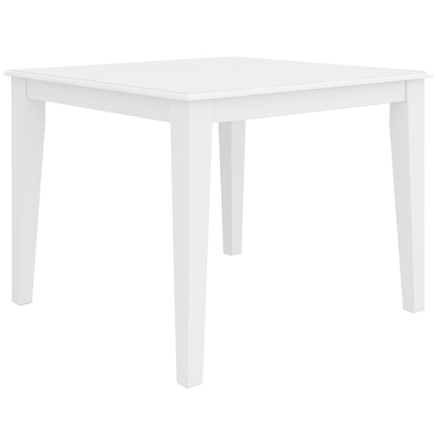 Daisy Dining Table 100cm Solid Acacia Timber Wood Hampton Furniture - White V315-VO-HAMP-15