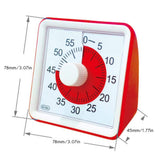 Visual Analog Timer Silent Countdown Classroom or Meeting Countdown Clock Time Management Tool for V1294-YM0717-10099398