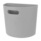 1Pc Kitchen Waste Bin Wall-Mounted Hanging Garbage Container Grey V1366-AZ2-W-21158