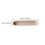 1Pc Natural Rattan Bread Proofing Basket Handmade Banneton Bowl for Baking Use Beige V1369-AZ3-W-12193
