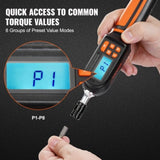 Digital Torque Screwdriver 1/4" Range 2.65-70.67in/lb w/ 0.01N.m Increment V952-NJLSDSXK26670HHEWV0
