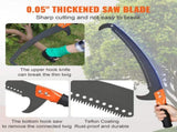 Manual Pole Saw, 2.24 m-8.24 m Extendable Tree Pruner, Sharp Steel Blade and Scissors High Branches V952-SDGZJBXZZK8M8K9PGV0