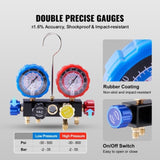 VEVOR AC Manifold Gauge Set 4-Way Fit R134A R22 R12 R502 Refrigeration Charging V952-STLLMBZZLJ4TE7B0MV0