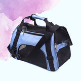 Portable Pet Carrier Bag with Adjustable Shoulder Straps and Secure Safety Zippers for Small Pets V1370-AZ4-08928