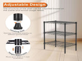 CARLA HOME 3-Tier Adjustable Metal Storage Shelves Wire Rack Organizer for Kitchen, Pantry, Bathroom V178-36202