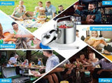 Ice with Lid, Double-Walled Ice with Lid, Stainless Steel, 1.3 Liter Insulated Ice V1192-AZ-W-14149