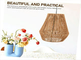 Woven Chandelier Shade Rattan Lampshade for Home Table Lamp Bedside Manual Paper Rope V1370-AZ4-11713