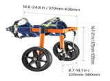 Dog Wheelchair for Back Legs, Lightweight 2 Wheels Pet Wheelchair, Height, Width & Length V952-CWLYLLSDHLLLEG3Z4001V0
