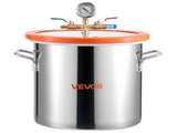 18.93 L Vacuum Chamber with Pump, 3.5 CFM 99 L/min, Single Stage Vacuum Pump, Stainless Steel V952-ZKBYZKTTZDJ1B45UM001V3