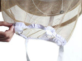 Beekeeping Hat with Veil Bee Hat with High Visibility Veil Outdoor Professional Protector Bee V1366-AZ2-W-07976