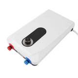 Mini Tankless Water Heater 5500W Electric Wall Mounted Hot Water Sink Heater for Kitchen Bathroom V1294-YM0901-3113240206311