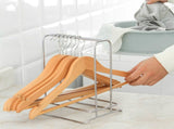 Clothes Hanger Holder Steel Hanger Storage Rack Sturdy Hanger Stacker for Bedroom Balcony V1294-YM0716-3117220135011