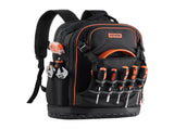 Tool Backpack, 65 Pockets, Heavy-duty Tools Storage Organizer Work Bags with Laptop Compartment & V952-GJBB1416INCH5R4Z0001V0