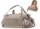 Large Capacity Diaper Bag Tote with Multiple Storage Pockets, Practical Baby Changing Bag for V1189-LC-HW-00207