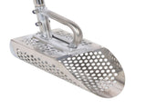 Metal Detector Sand Shovel Detachable Handle Stainless Steel Fast Sifting Short Beach Sand Sifter V1294-YM0901-3111250007811