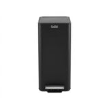 Cefito 15L Pedal Rubbish Bin Slim Carbon Steel Garbage Bin for Home Black RB-15L-1C-BK