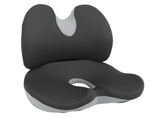 Seat Cushion with Lumbar Support Memory Foam Slow Rebound Anti Slip Breathable Office Chair Cushion V1294-YM0901-3117250145011