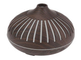 400ML Wood Grain Humidifier Desktop Aromatherapy Diffuser with Colorful Light Remote Control Auto V1294-YM0901-3113240306212
