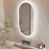 120x60cm LED Bathroom Mirror Oval Anti-Fog Dimmable Wall Mount V178-66710