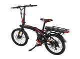 Everfit Folding Electric Bike Urban City Bicycle eBike Rechargeable Battery 250W EBIKE-C-20FD-ALU-BK