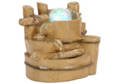 LED Desktop Fountain Resin Water Fountains Indoor Desktop Tabletop Home Office Decor061 EU Plug V1294-YM0901-3111210016511