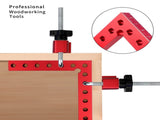 90 Degree Positioning Squares, Right Angle Clamps 5.5" x 5.5" Aluminum Alloy Woodworking V1370-AZ4-01931