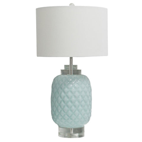 Island Ceramic Table Lamp Turquoise 71cm V637-29058