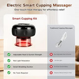 2 Packs Cupping Set,Smart Red Light Cupping Therapy Set Massager with Heat Cupping Kit for Massage V1107-110-77426-RED-2PACK