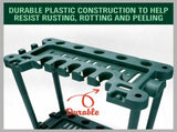 Rolling Garden Tools Storage Rack Long Short Handles Organizer Holders Fits 40 V465-669090
