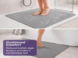 EQUIPMED Washable PVC Anti-Slip Loofah Bath and Shower Mat, Large, 60 x 60cm V219-STAMATFTG60A