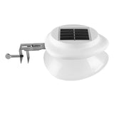 Solar Powered Fence Light with Durable ABSPC Housing, Monocrystalline Silicon Panel, and Adjustable V1341-ZY-RJFFUZE8-16PCS-BLACKHOUSINGCOOLWHITELIGHT
