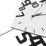 Large Wall Clock Silent Pendulum Battery Operated Non Ticking for Living Room Bedroom Office Home V1294-YM0901-3115250010911