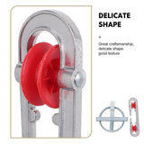 Outdoor Clothesline Pulley Plated Silver Heavy Duty Tanglefree Noise Reduction V1192-AZ-W-31383