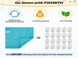 Microfiber Cleaning Cloth, 50 Pack Cleaning Rags& Grey Microfiber Cleaning Cloth -Pack of 50, V1258-DP02-C-1005