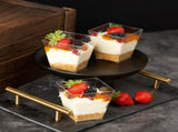 288x Premium Plastic Square Dessert Cups BPA Free Extra Strong Bulk V563-HP0715-8-1BOX