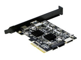 Simplecom EC315 PCIe x4 to 4-Port USB 3.2 Gen II 10Gbps Type-C Type-A with Front Panel USB 3.0 V28-SIMEC315