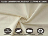 Double Tassel Hammock 110x59 Inch 450lbs Capacity Cotton-Polyester Canvas for Outdoor & V1232-LYDC-002