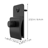 8Pcs Wall Mounted Quilt Holders Black Plastic Tapestry Clips for Rugs Curtains and Fabric V1366-AZ2-W-14270