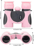 Pink Binoculars for Babies Compact Lightweight Outdoor Viewing Toy V1263-JX-4135